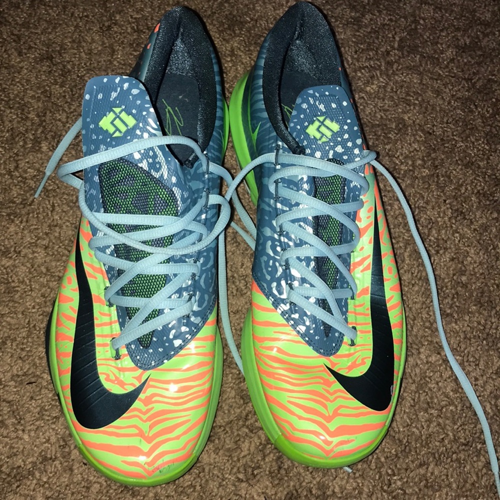Nike KD’s basketball shoes.